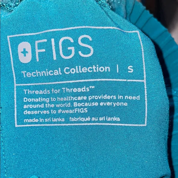 Blue Scrub Set with Jogger Pants blue fig scrubs size small/XS Zamora/caterina - Image 14