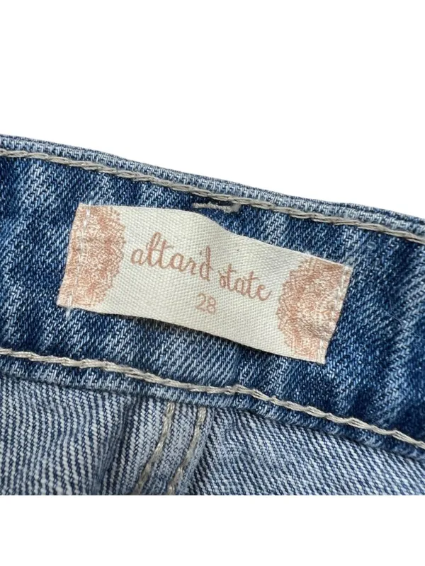Altar'd State Vervet Distressed High Rise Jeans Size 28 90s Grunge Y2K Casual - Image 9