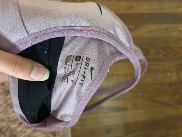 Purple Nike Dri-Fit Sports Bra - Image 3