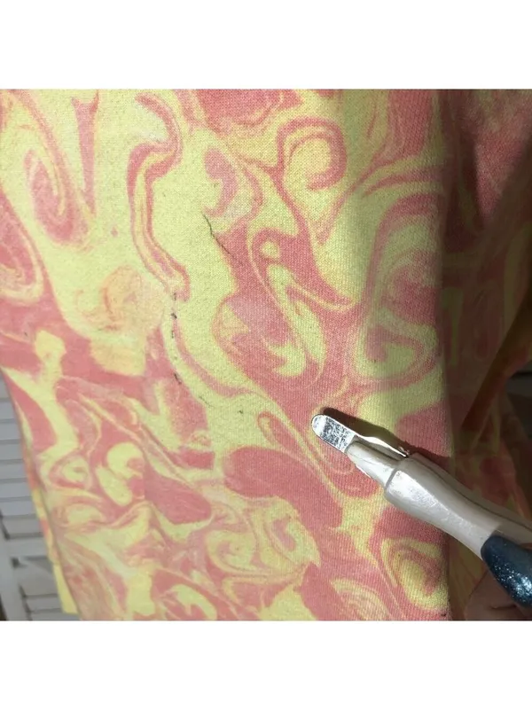 Oversized sweatshirt swirl floral cotton boho hippie festival whimsycal fairy - Image 8