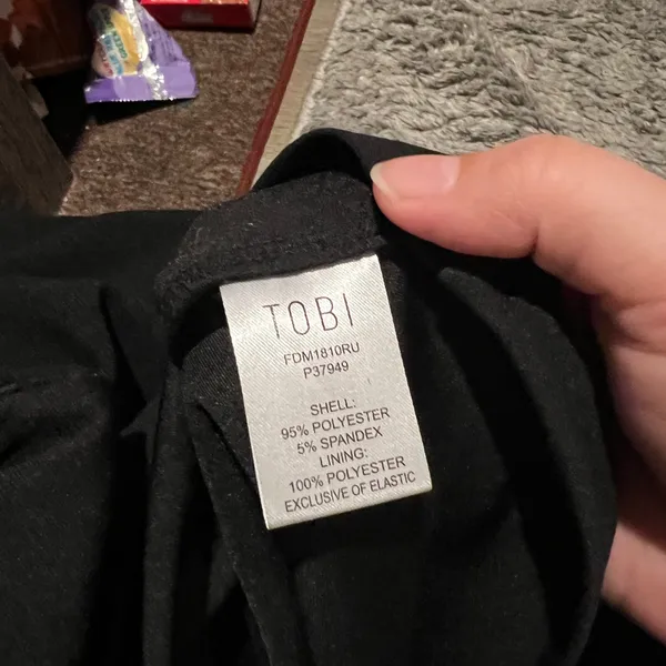 Tobi NWT HAILEY BLACK HALTER MAXI | FORMAL‎ DRESS WEDDING size small - Image 5