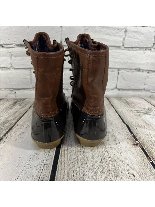 CoverGirl Women's Duck Rain/ Snow Boots Size 6 - Image 4