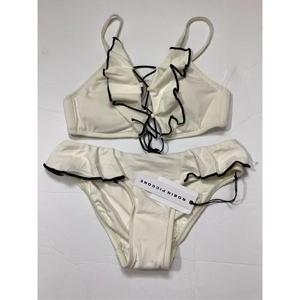 New. Robin Piccone ivory bikini. XXS/XS. Retails $189 - Image 6
