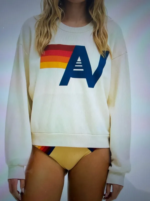 Aviator Nation logo relaxed crew sweatshirt  - Image 9
