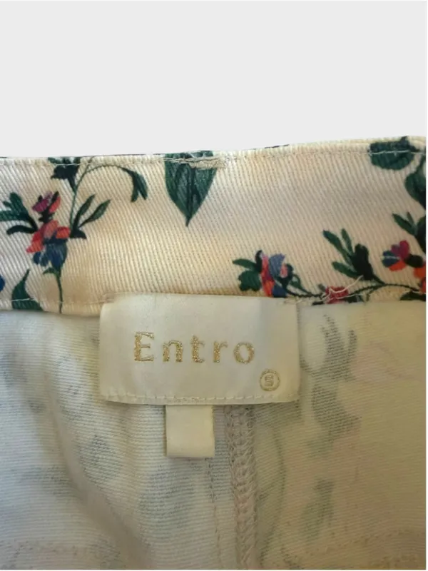 Entro Floral Print Wide Leg Pants Size S - Image 10