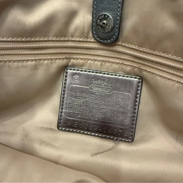 Coach Signature Madison Satchel Bag - Image 10