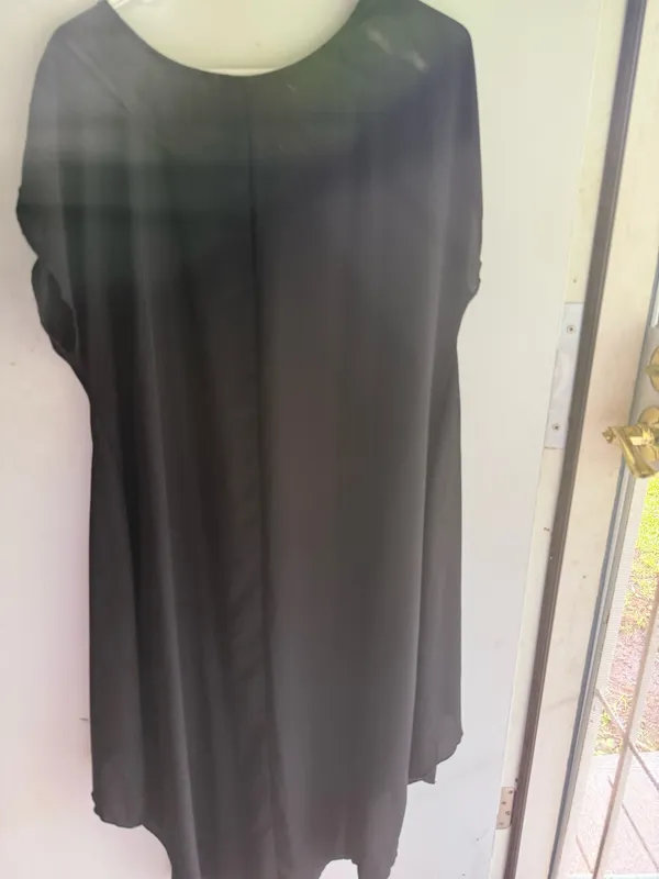 Kim And Cami black short-sleeve tunic or dress - Image 2