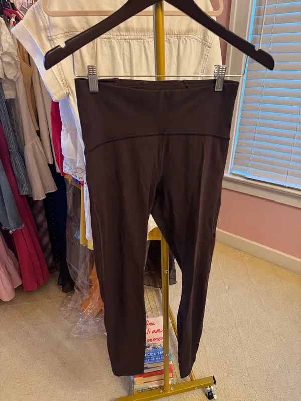 Lululemon Burgundy Leggings - Image 2