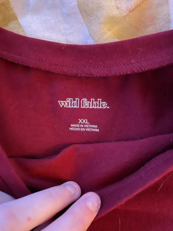 Wild Fable red  crop top - Image 2