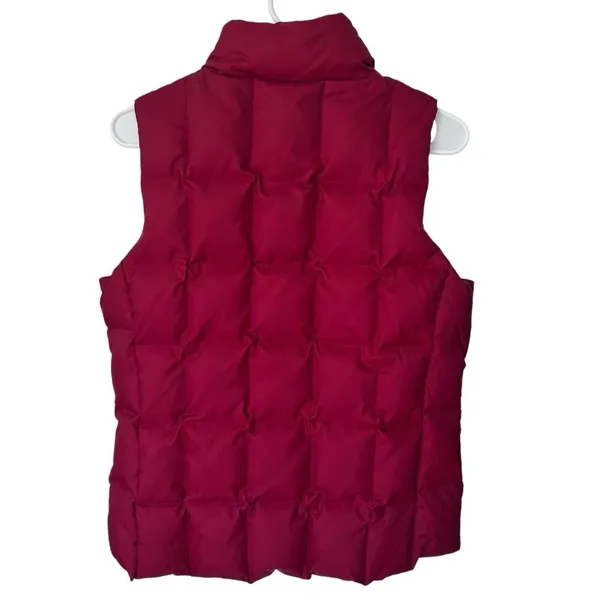 GAP Red Down Puffer Vest‎ Women's Size Medium VINTAGE Y2K - Image 5