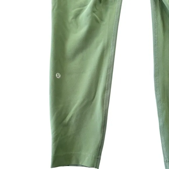 Lululemon 14 License‎ to Train High-Rise Tight Logo Waistband Grey Eucalyptus - Image 3