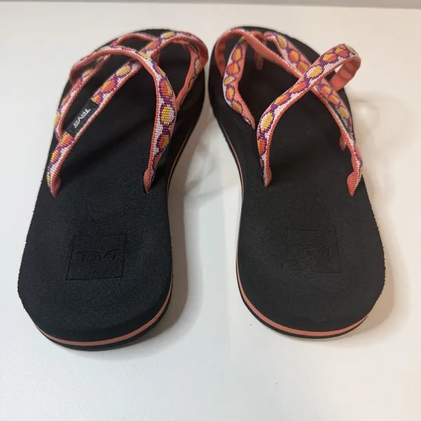 Teva Women's Olowahu Sandal Palms Red US Size 8‎ - Image 2