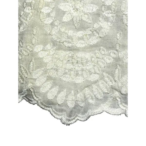 Zara ZW Limited Collection Embroidered Cream Shirt size Medium - Image 6