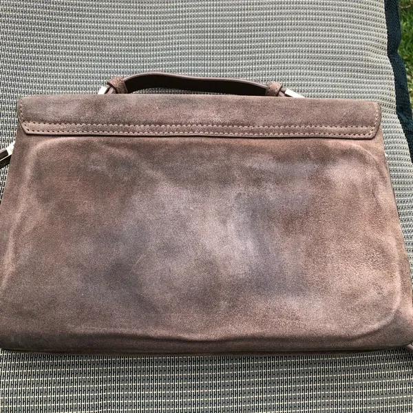 Kate Spade Brenton Madison Avenue Peach Court Tan Cross Body Purse - Image 9