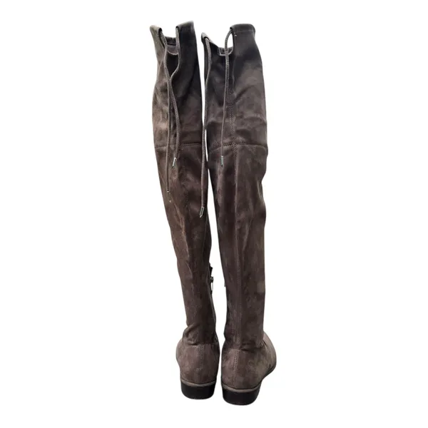 Marc Fisher Over The Knee Boots Taupe Faux Suede OTK Boots‎ Size 7.5 - Image 9