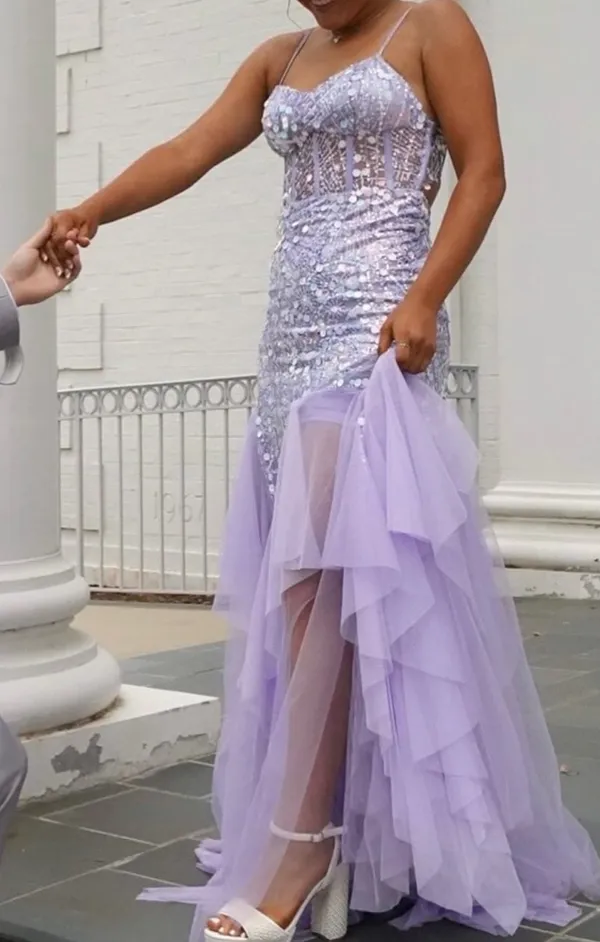 Purple Prom Dress - Image 2