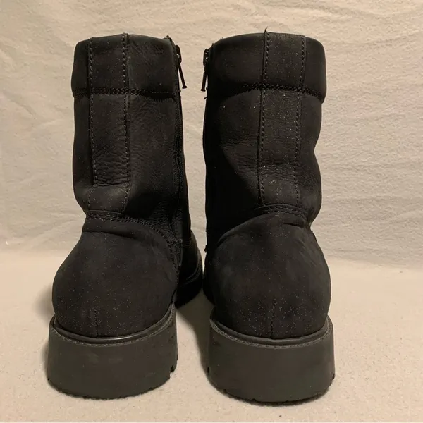 ALDO Combat Boots Women Sz 9 Army Green Reflow Knitted Lace Up Chunky Mid Calve - Image 6