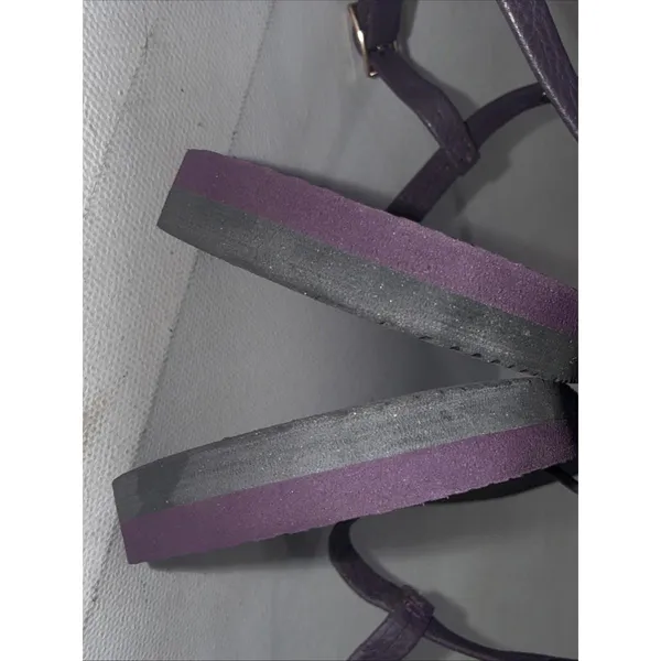 Havaianas Purple‎ Classic Leather T-Shape You Riviera Thong Sandals Size 9/10 - Image 6