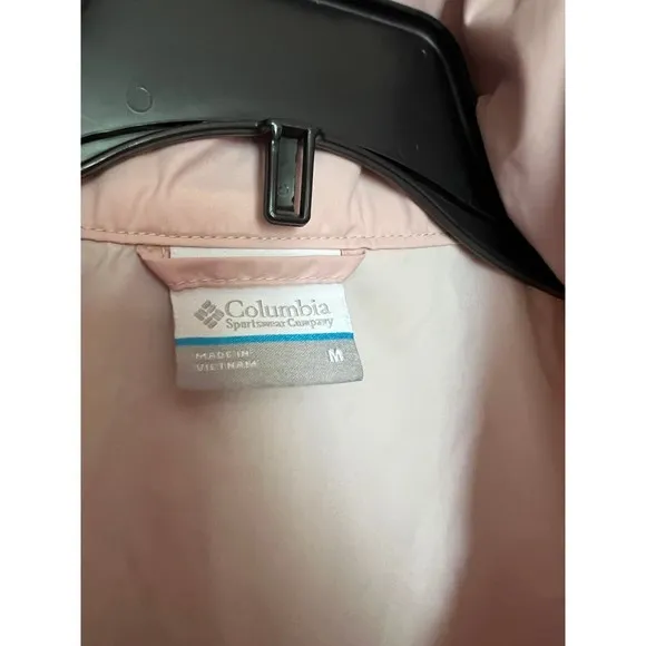 Columbia rain Jacket pale pink size M‎ women’s - Image 3