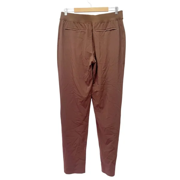 NWT Athleta Brooklyn Ankle Pant 12 Tall Mahogany Brown Travel Stretch Tapered - Image 3