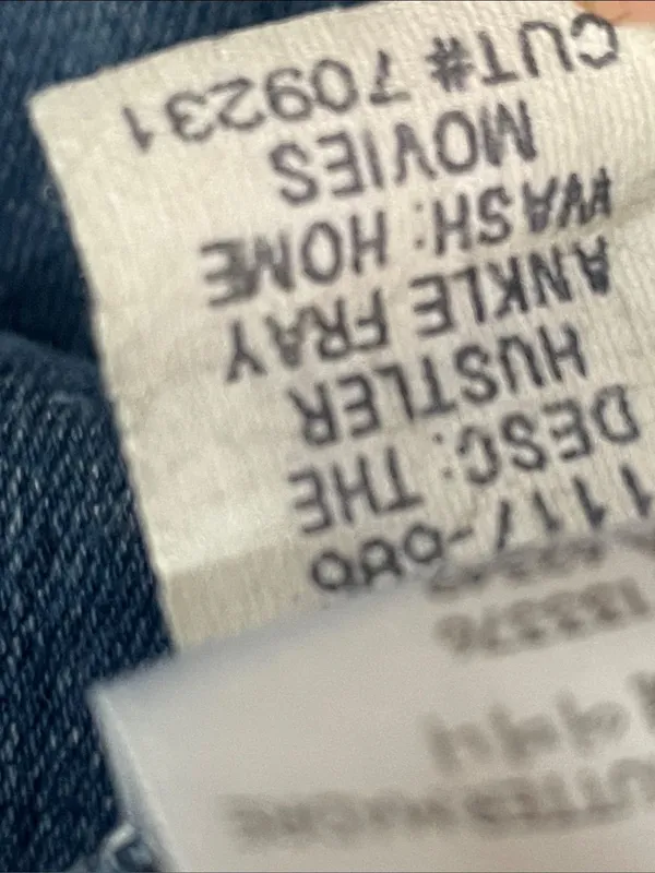MOTHER Blue The Hustler Ankle Fray Jeans - Image 9