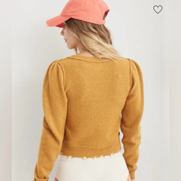 Aerie Cozyup Shrunken Crew Sweater - Image 2