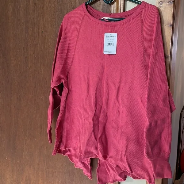 Free People Rose Amelia Thermal Top - Image 6