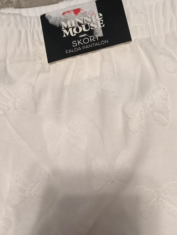 Disney Minnie Mouse White Skirt With Pockets Size XL - Image 5
