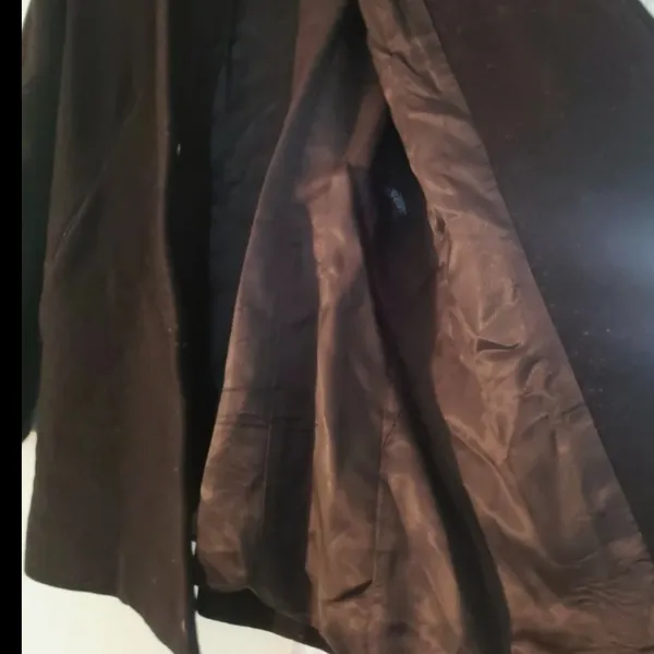 Kenneth Cole Reaction black Cashmere wool blend coat New! - Image 6