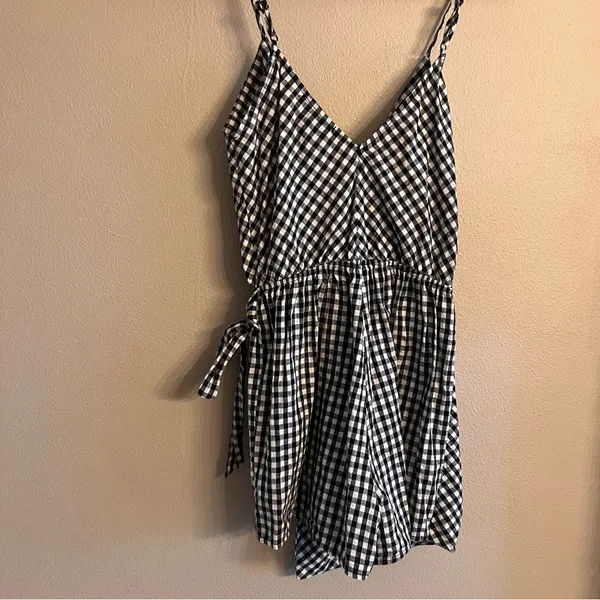 LIONESS Rouje Gingham‎ Romper - Image 4