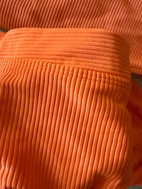 🧡Frankie’s Bikinis Orange Ribbed Bikini Set Two Piece🧡 ~medium - Image 3