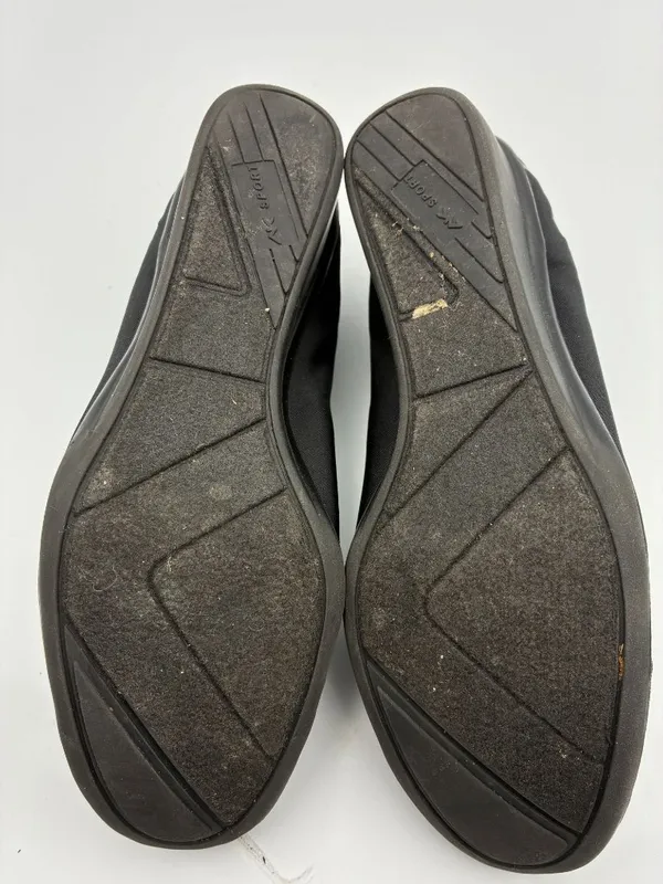 Anne Klein Sport Wisher Womens Black Fabric Wedge Shoes 7.5 Slip-On Cushioned - Image 12