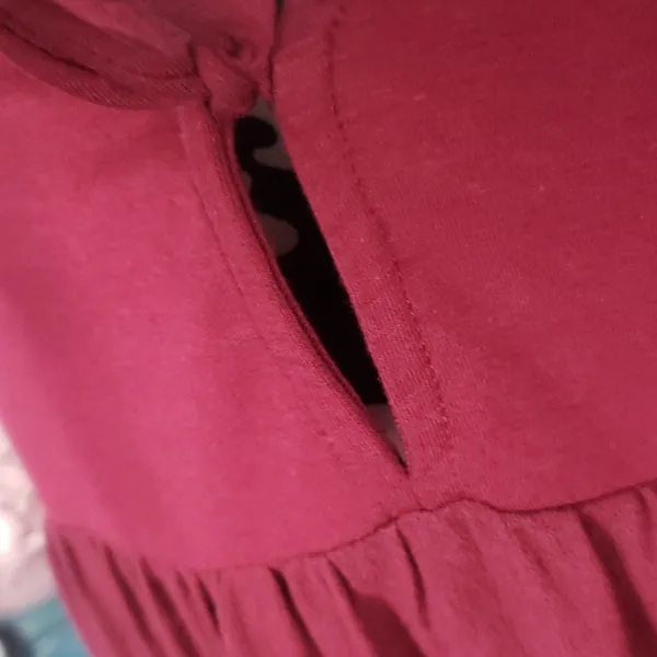 Kimchi Blue Urban Outfitters burgandy rayon blouse nwot - Image 2