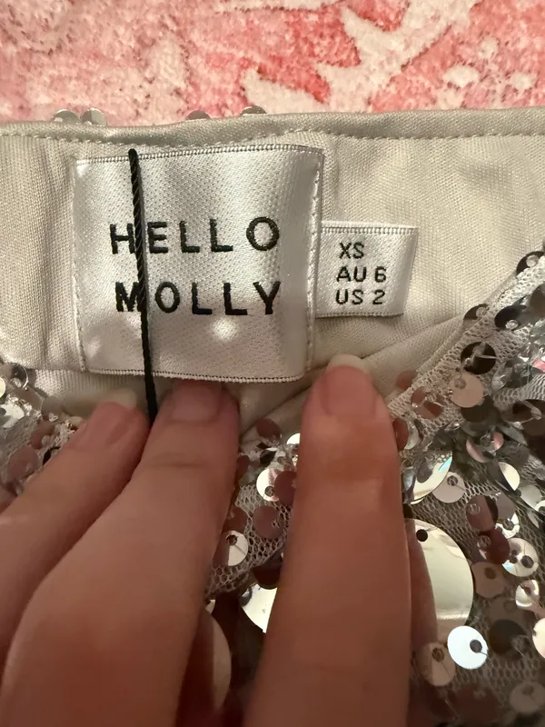 Hello Molly mini sequin skirt - Image 3