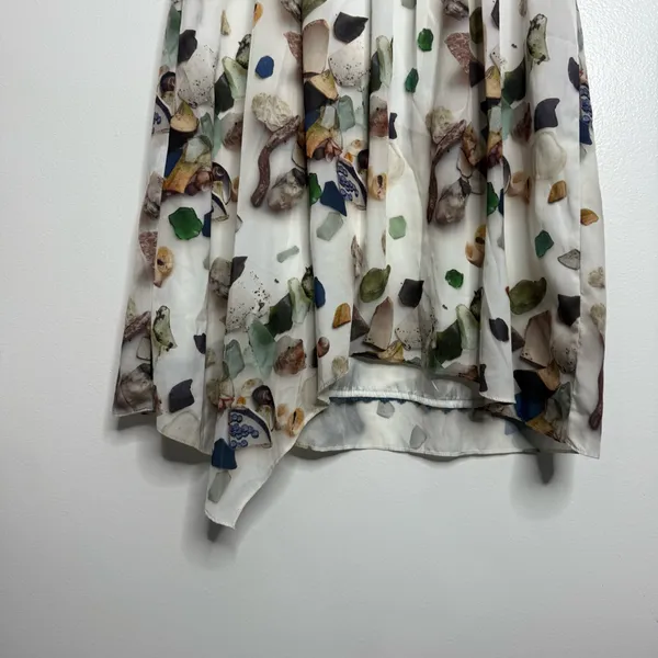 NWT Anthropologie Meadow & Rue Beach Treasures Dress Beachy Flowy‎ Preppy Size 2 - Image 4