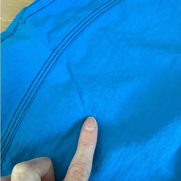 Basic Pleasure Mode Dolphin Cargo Parachute Pants Size UK 6 XS in Blue - Image 4