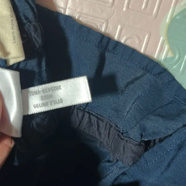 Madewell Matte Twill‎ Tie-Back Cutout Crop Top Puff Raglan Sleeve - Image 7