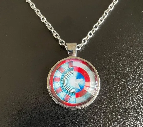 Victoria's Secret Iron Man VS Captain America necklace - Image 2