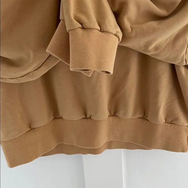 ASOS Boxy Cropped Long Sleeve Crewneck Pullover Sweatshirt Size 10 - Image 4