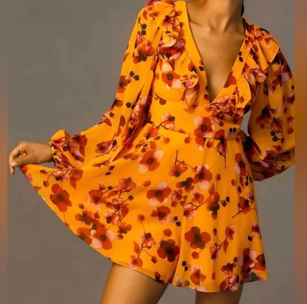 Hutch Anthropologie Roper Orange Size M - Image 8