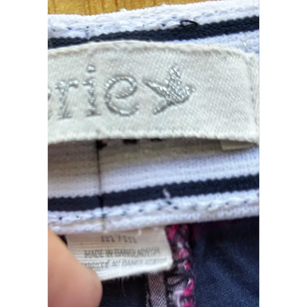 Vintage Y2K Aerie Boxer Pajama Shorts Medium Plaid Pattern Pink Blue White - Image 5