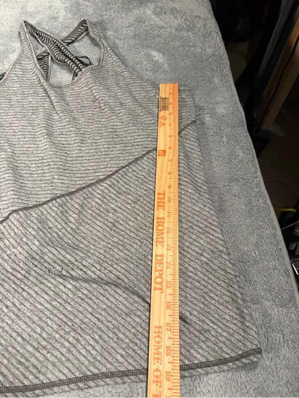 North face Striped Gray Tank Top XL - Image 6