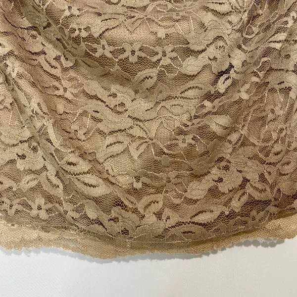 Couture Women’s Strapless Lace Tube Top Tan Size Large NWOT - Image 3