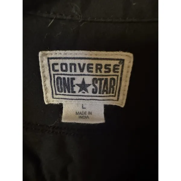 Converse Women's All Star Black 3/4 Sleeve Cotton‎ Shirt Dress - Image 5