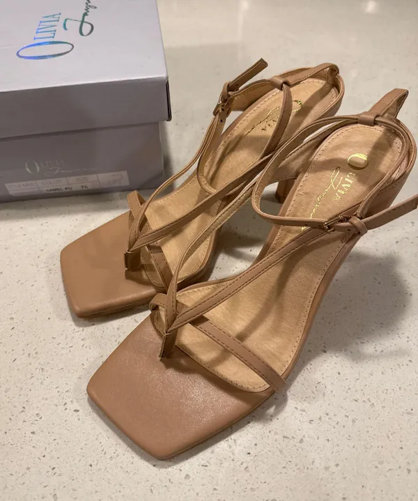 VICI Square Toe Camel Heels - Image 2