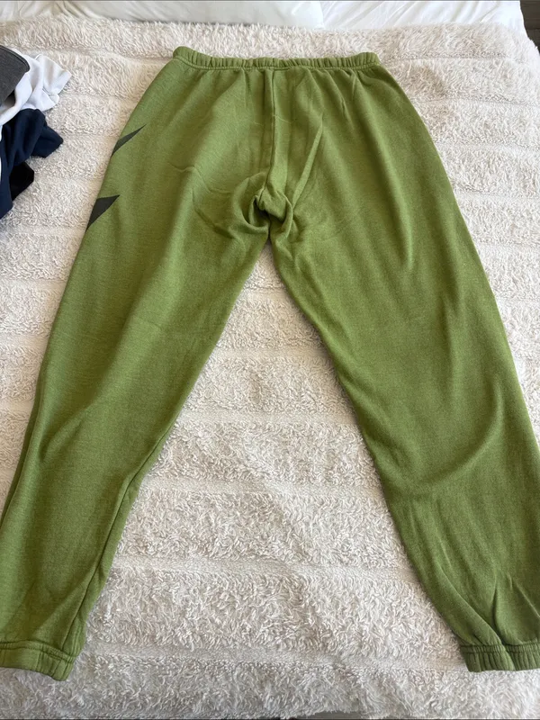 Aviator nation sweats size large bolt olive green - Image 4