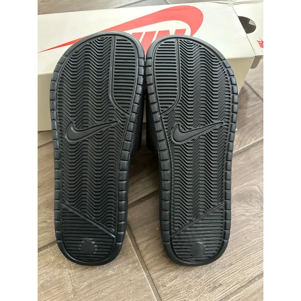 Nike Benassi Stussy slides in black size M8/ W9.5 - Image 5