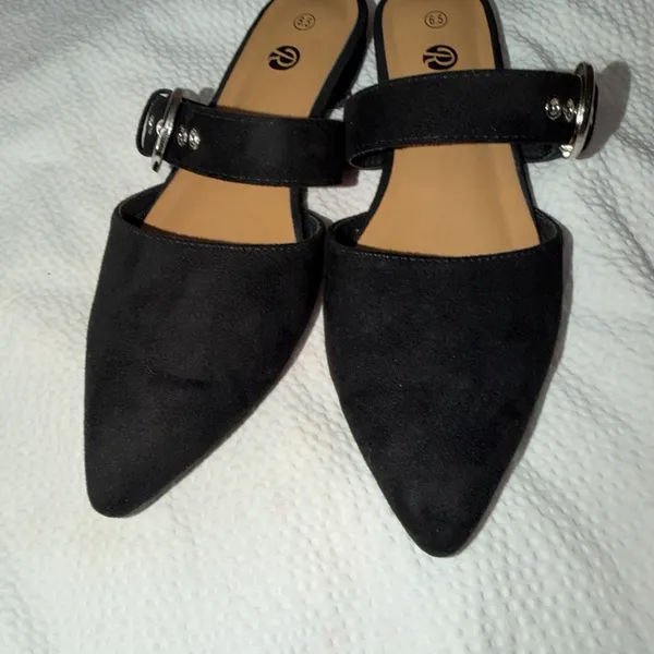 black pointed-toe mules from Rekayla Sz 6.5 - Image 2