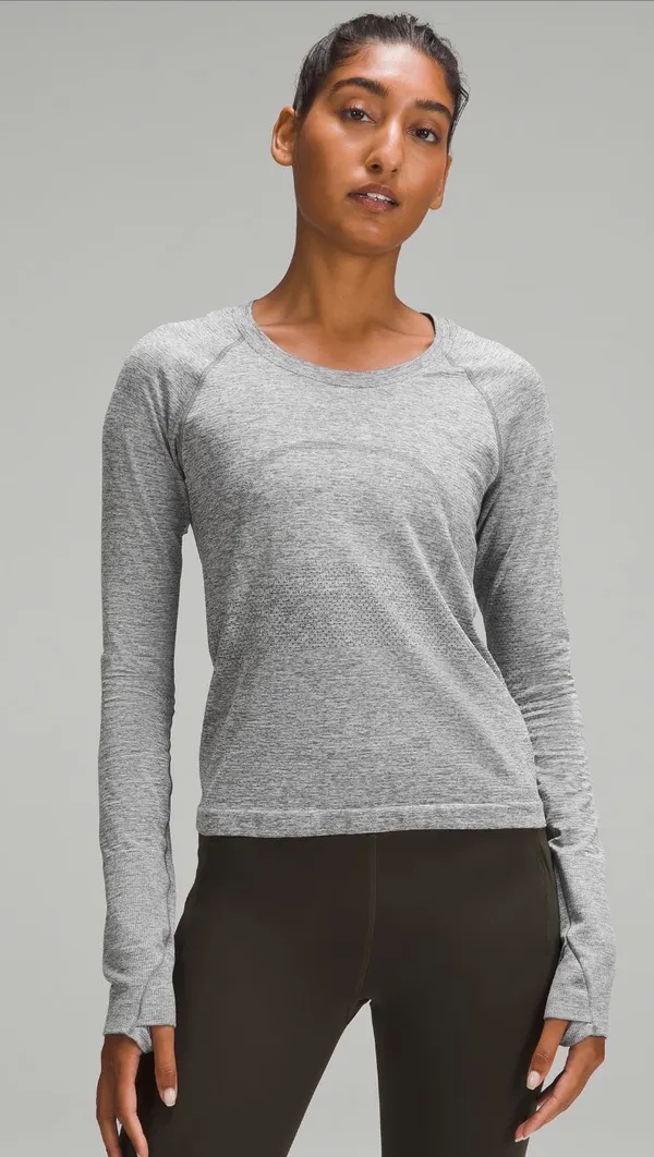 Lululemon Swiftly Tech Long Sleeve 2.0 Waist Length - Image 2