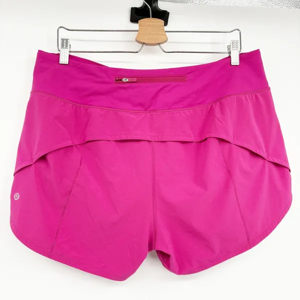 Lululemon Womens Ripened Raspberry Speed Up Short Long 4" Gym Running Shorts 14 - Image 10